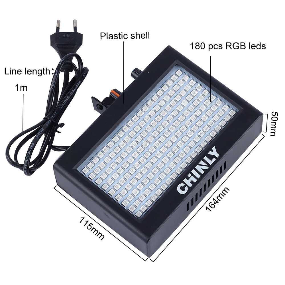 CHINLY LED Lampu LED Disco Bar Party Strobe Flash Light - ST1003