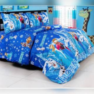 SET SPREI Katun Lokal STAR Home Industri Motif Anak Cowok 