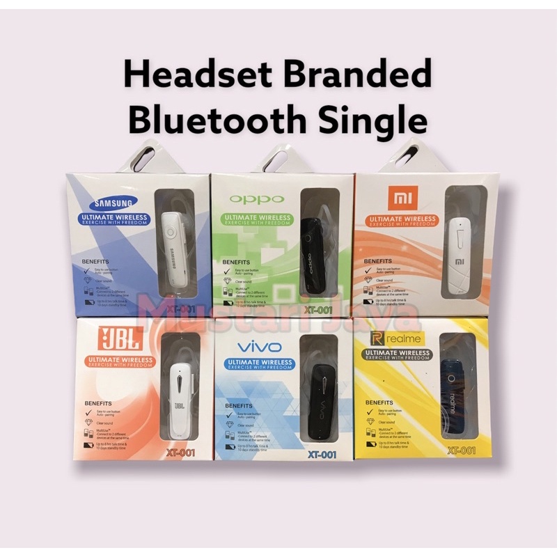 Handfree 1Kuping / earphone Bluetooth 1 Kuping / 1Kuping Bluetooth Haedset