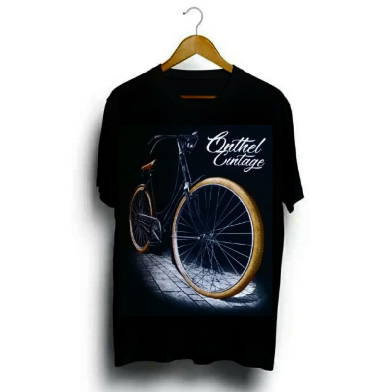 Kaos distro ontel / kaos Ontel / kaos gambar ontel / kaos sepeda ontel / kaos gambar sepeda ontel