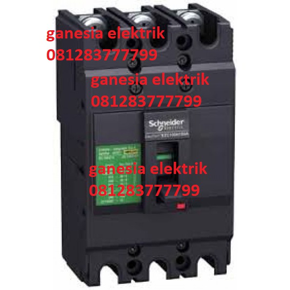 MCCB EZC / Breaker EasyPact Schneider EZC100H 3P 80A ezc100h3080