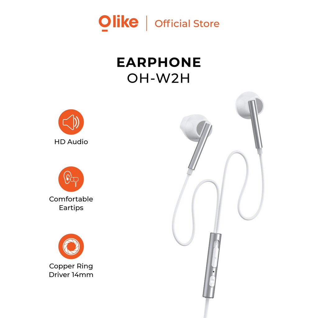 EARPHONE OLIKE OH-W2H - ORIGINAL OLIKE