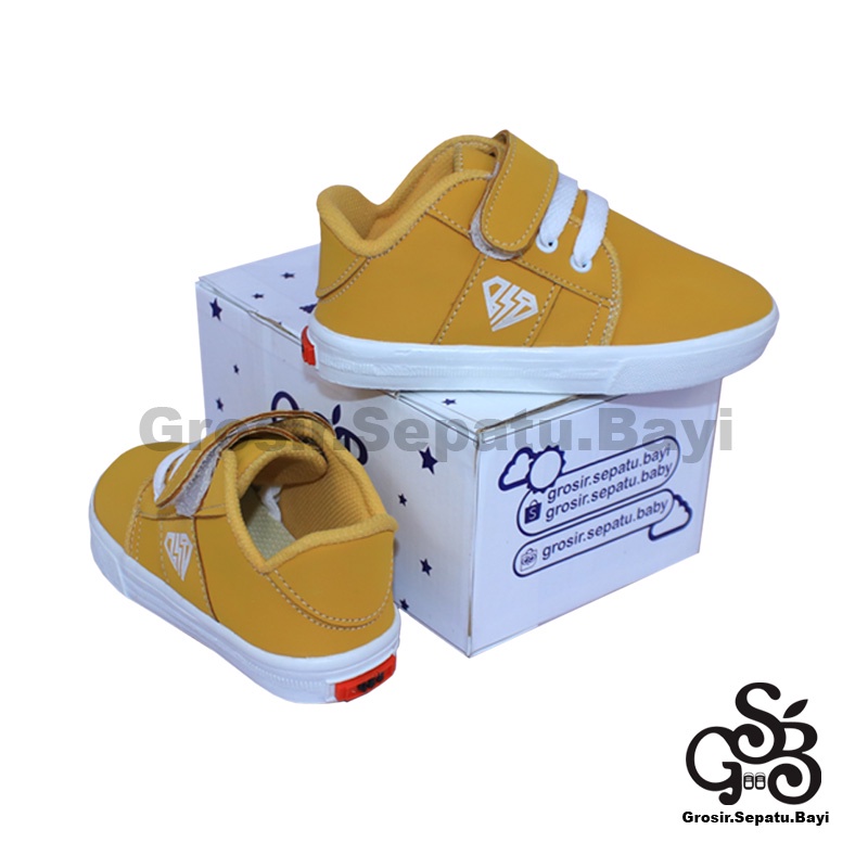 sepatu sneakers anak sepatu anak laki laki sepatu anak perempuan model casual strap kids KUNYIT ringan fleksibel &amp; Anti Slip