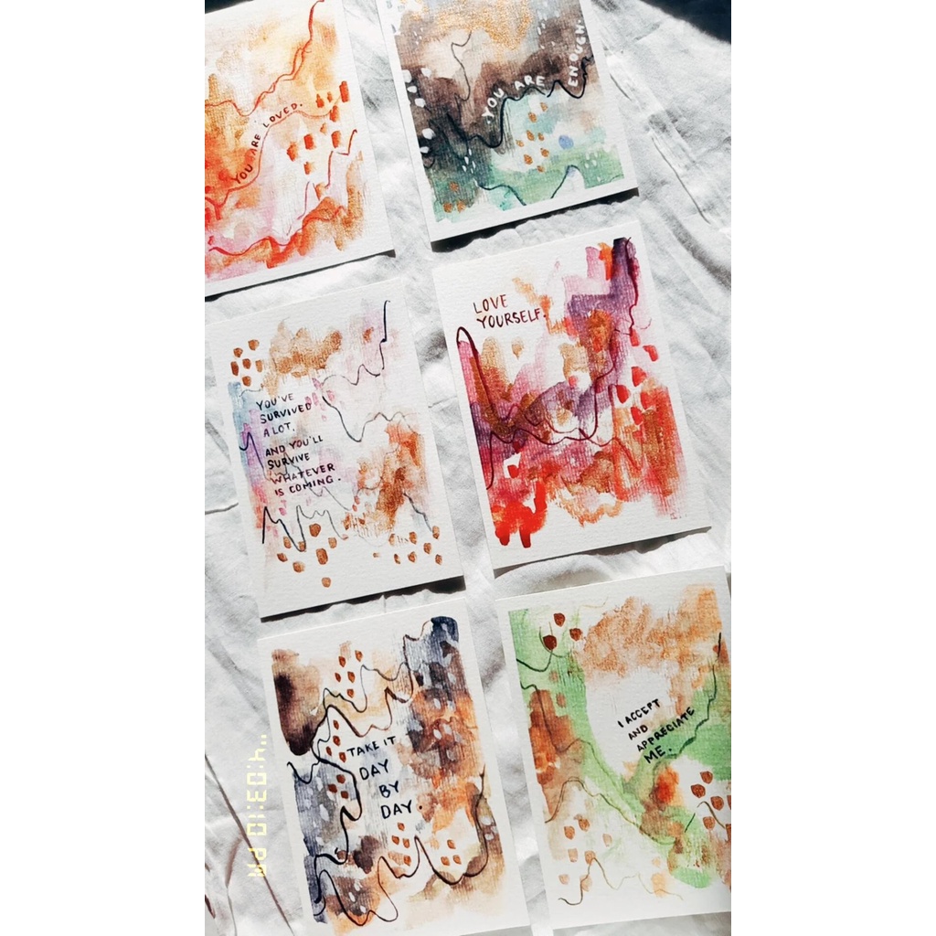 

IMAGINEARTWORK14 Self Love Edition Postcard / Kartu Pos Ilustrasi