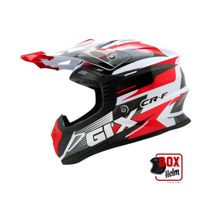 Helm Gix Super Cross Crf (Red-White/Blue)