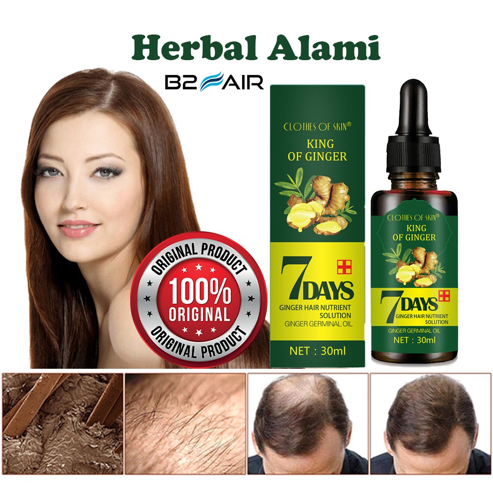 Serum Penumbuh Rambut Botak 7 Days Ginger Germinal Oil Treatment