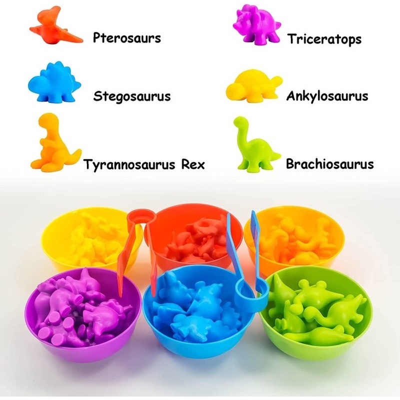 1 Set Mainan Edukasi Matematika Manipulatif Warna Pelangi Untuk Anak Pra Sekolah