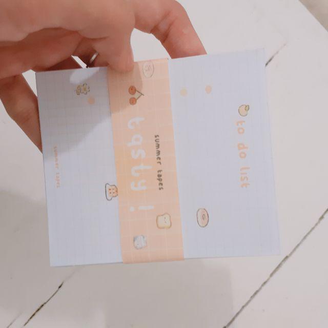 Summer Tapes - Tasty Memo Pad-Cream