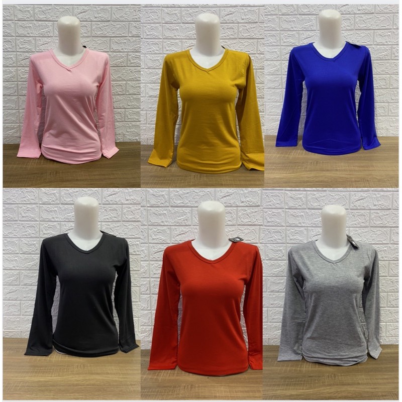 Kaos Polos Panjang Kaos Deker Panjang Baju Deker Kaos Polos Pjg L XL XXL Jumbo