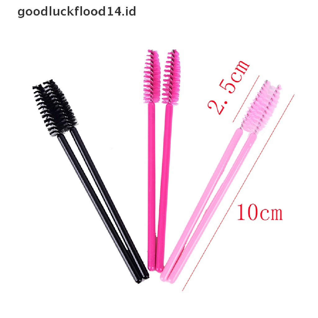 [OOID] 50Pcs Disposable Eyelash Brush Mascara Wands Applicator Spoolers Makeup Tool ID