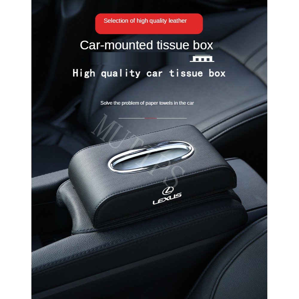 Lexus Kotak Tisu Mobil Bahan Kulit Kualitas Tinggi Untuk CT200H NX250 RX350 LX470 570 RX300 IS NX LX570