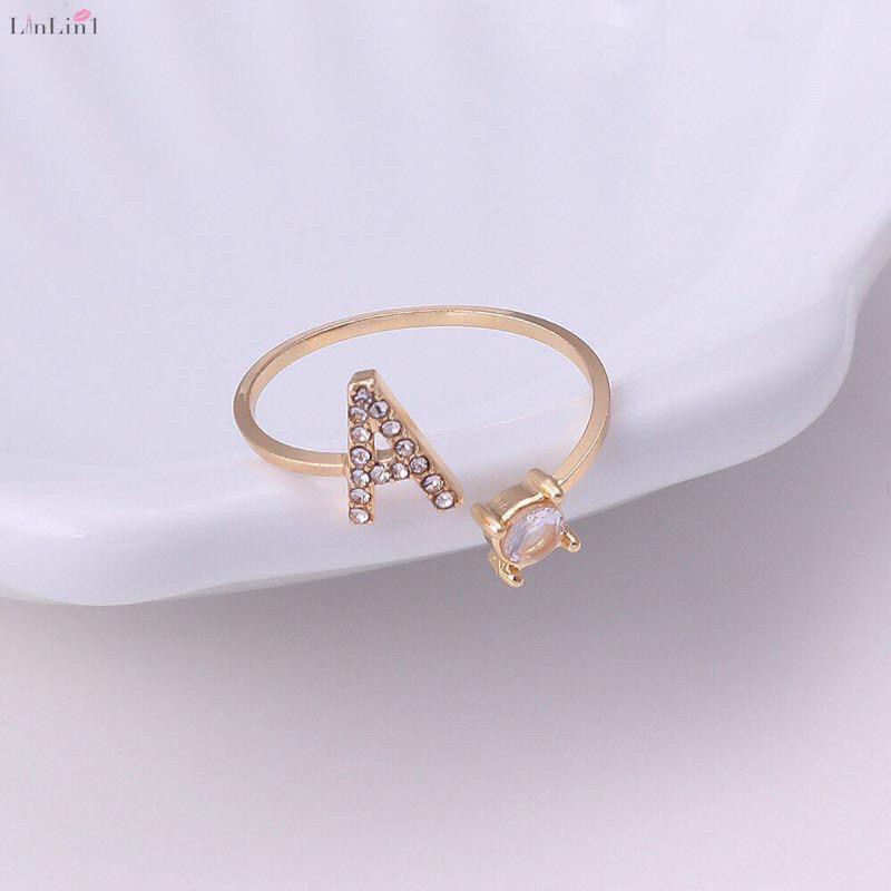 Cincin xuping / Cincin huruf Xuping A-Z terbaru