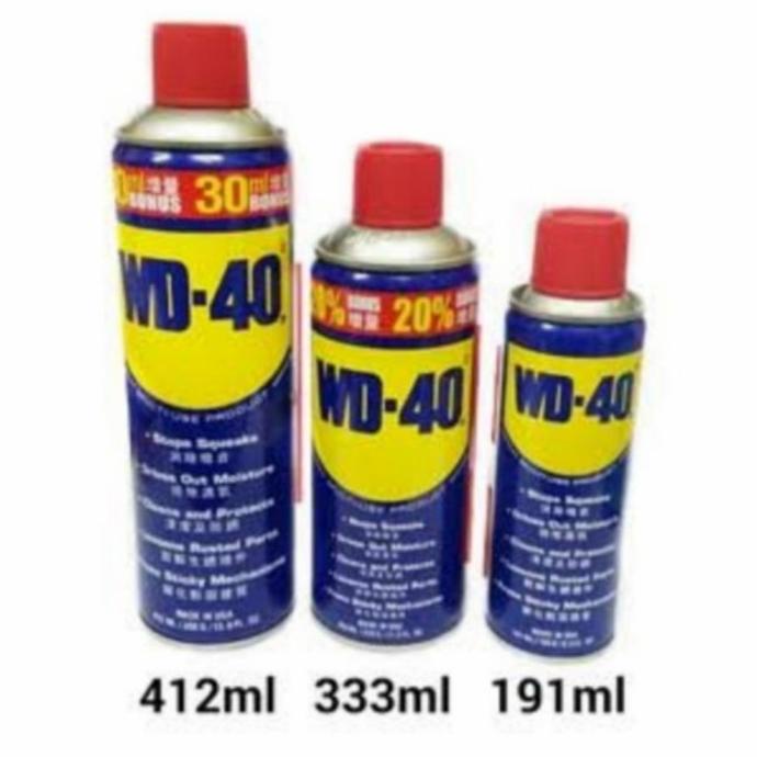 }}}}}}] WD 40 412ML WD40 WD-40 pelumas anti karat korosi engsel pintu rantai g