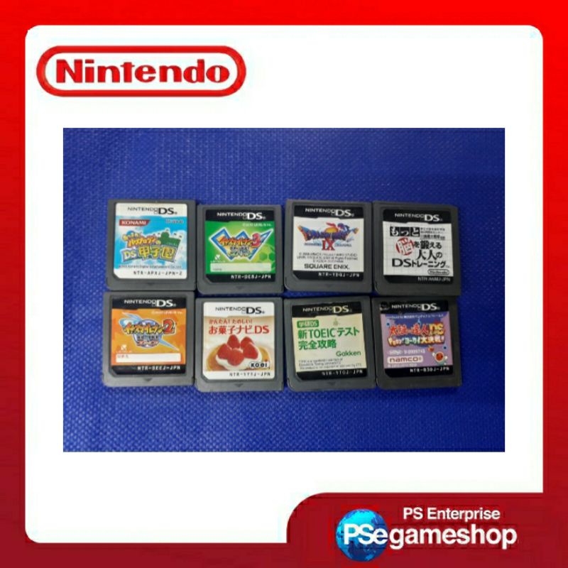 Game Nintendo Ds - Nds fat,Ndsi,Nds lite ( Random versi jpn / preloved )