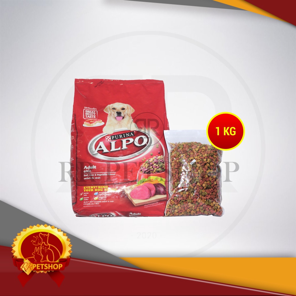 Makanan Kering Anjing Alpo Dog Food Repacking 1 kg