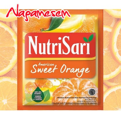 Nutrisari Sweet Orange Renceng 10 sachet nutri sari 14g 14gr 14 gram