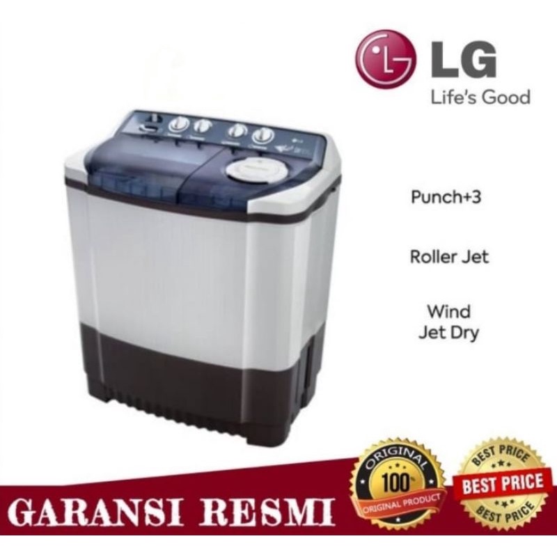 Mesin cuci LG 16kg 2tabung P1600(untuk wilayah kota cirebon)