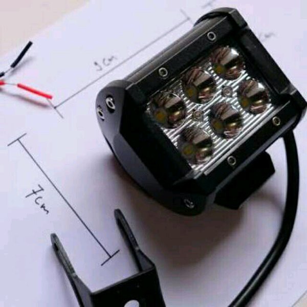 lampu fog lamp led cree sorot mobil motor sepasang                   , Sparepart