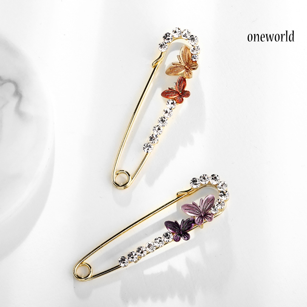 OW@ Simple Brooch Pin Exquisite Craftsmanship Rust-resistance Jewelry Accessaries Women Luxury Badge for Annual Meeting