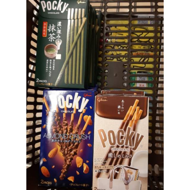 

Pocky Japan Green Chocolate (Gambar kiri atas)