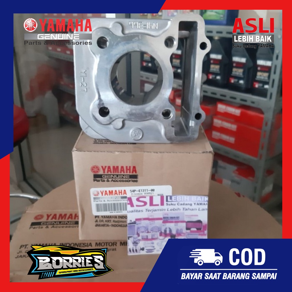 Cylinder Block Blok Seher Mio J Fino Xride Soul GT Original Yamaha 54P-E1311-00