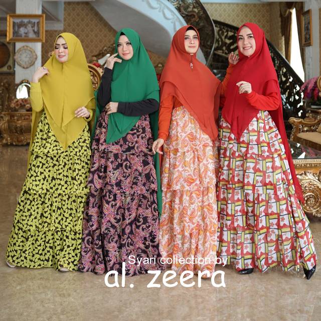 GAMIS SYARI LAMORRA SYARI by AL ZEERA GAMIS SYARI CANTIK