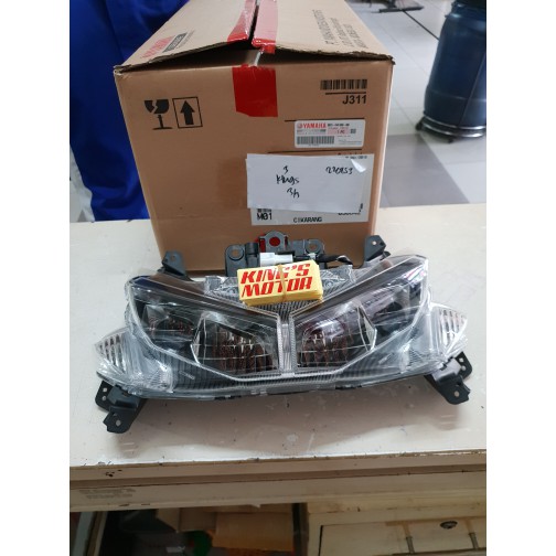 lampu depan, reflektor, reflector AEROX 155 ASLI YAMAHA