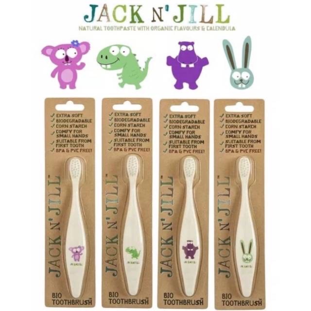 Jack n' Jill Organic Toothpaste (Pasta Gigi / Odol) Organik / Toothbrush (Sikat Gigi)