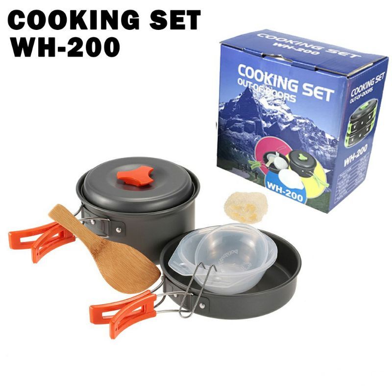 Cooking Set DS - Alat masak camping- alat masak outdoor