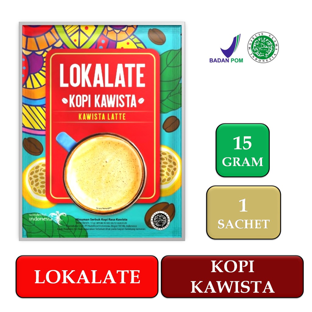 

Lokalate Kopi Kawista 1 Sachet