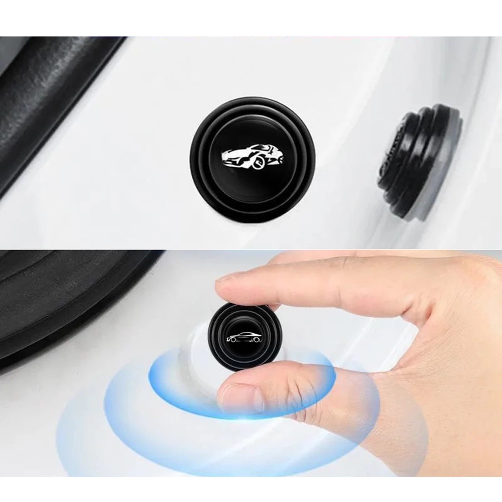 [Grosir] Mini Universal Anti shock Gasket Bagasi Aksesoris Mobil10Pcs Karet Silikon Anti Bising Tudung Pintu Isolasi Bantal Stiker Mobil
