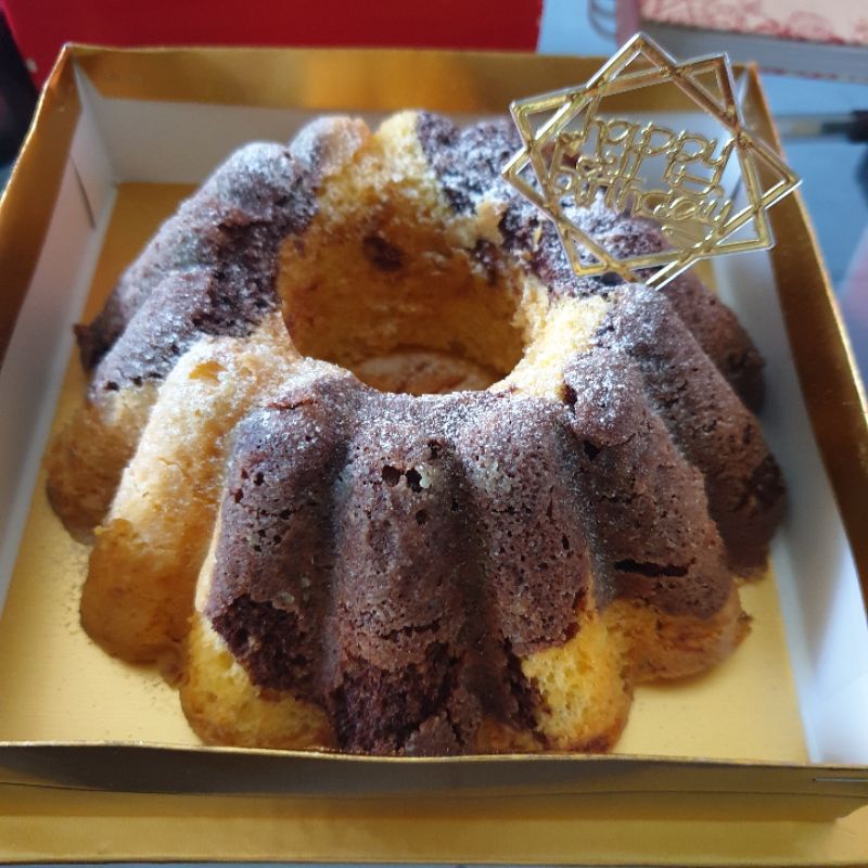 

Marble butter cake mini