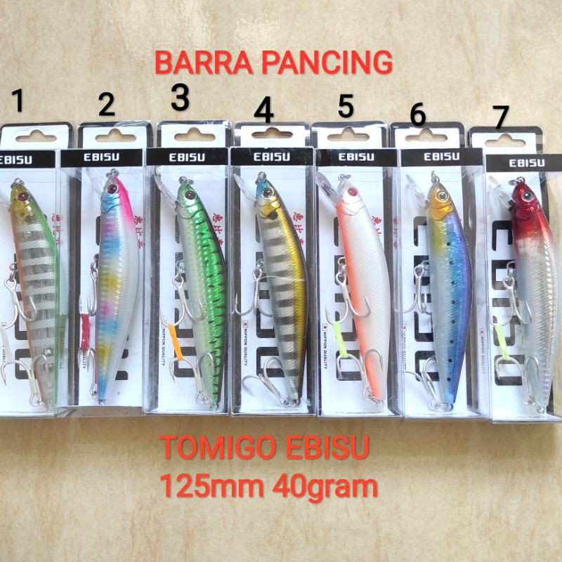 TOMIGO EBISU 125mm 40gram Lure Minnow