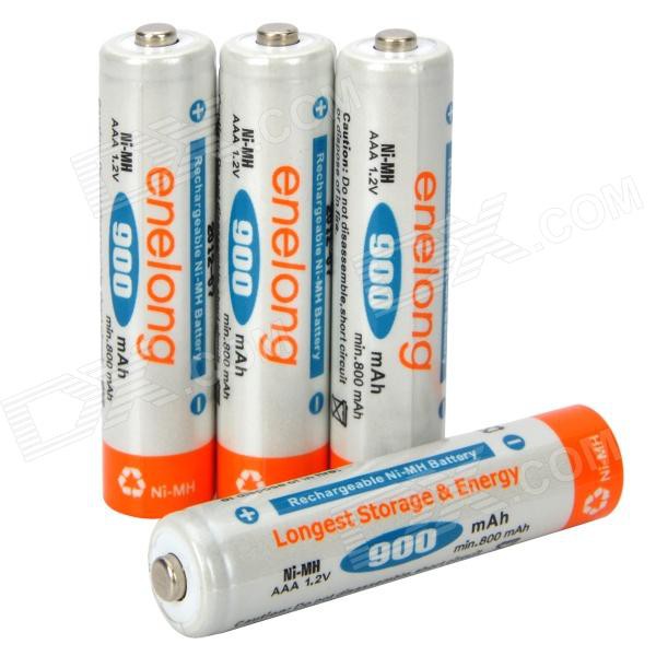 Enelong Baterai Cas Ni-Mh AAA 900mAh 4 PCS baterai A3