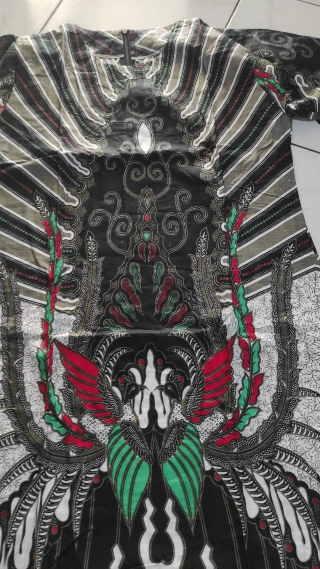 [cod] Tey-17 Batik Wanita Asj Sa Hrb026 Kenongo Kemeja Tosca Pendek Batik Kantor