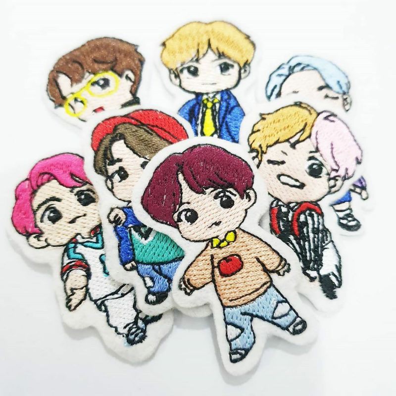 Patch Bordir BTS/Bangtan Boys/KPop