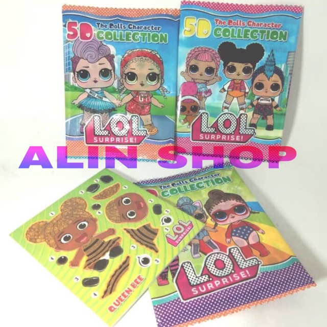 STICKER stiker PUZZLE 5D LOL SURPRISE mainan anak