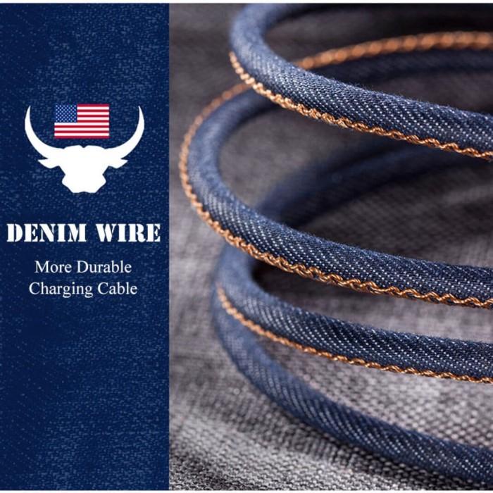 Terlaku Joyseus Micro Usb Cable 2.4A Cowboy Gold Braided Cable 120Cm-Kb0002 Murah