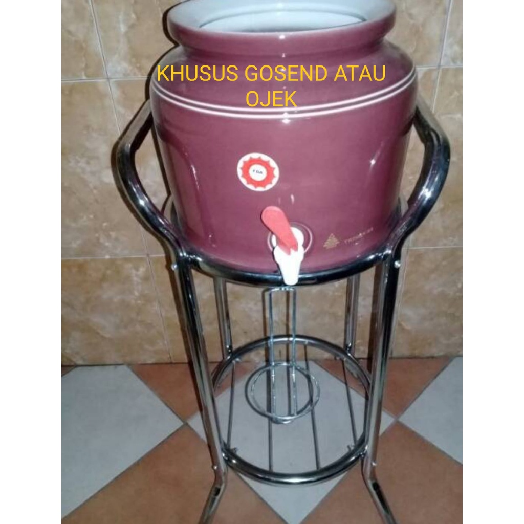 KAKI/RAK MEJA DISPENSER GUCI AIR GALON + PAKET GUCI