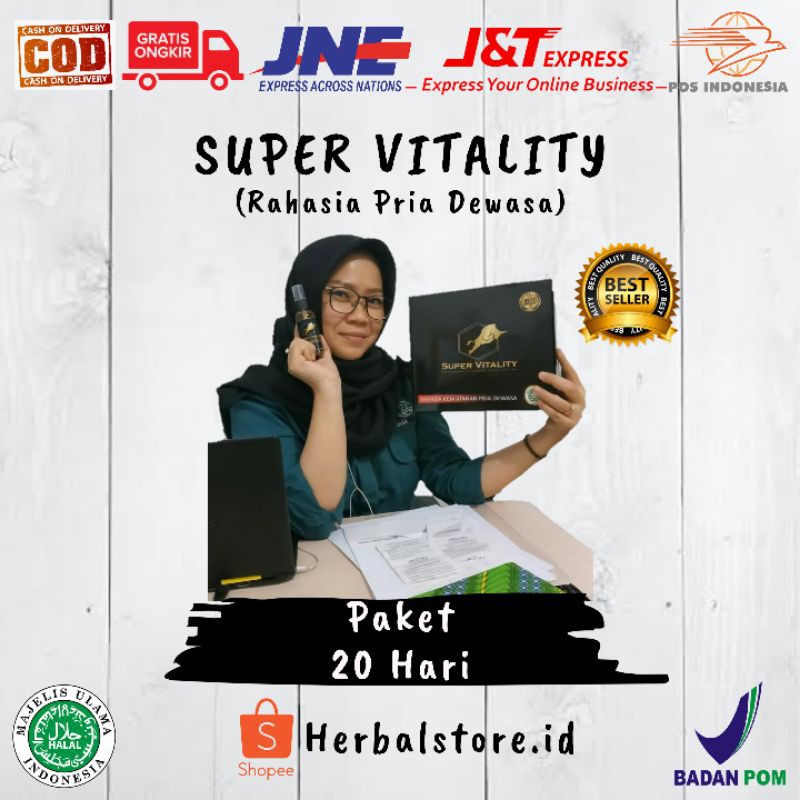 SUPER VITALITY Stamina Pria Dewasa Herbal Original