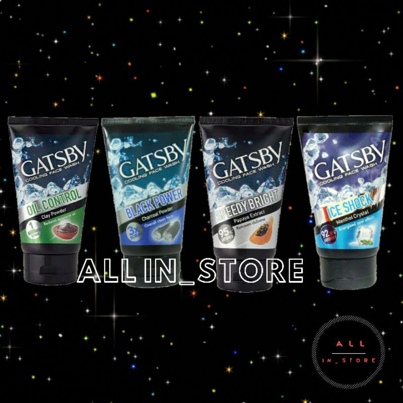 Gatsby Cooling Face Wash / Gatsby Facial Foam  100gr