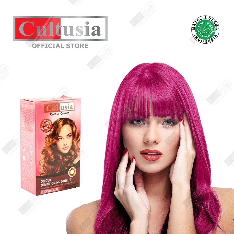 Cultusia Hair Color Fuchsia 5/56 30 ML