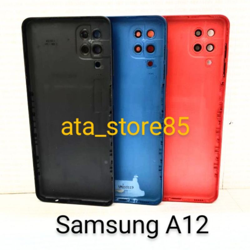 Backdoor Backdor Backover BC Back Casing Kesing Tutup Belakang Baterai Samsung Galaxy A12 | A 12 Original