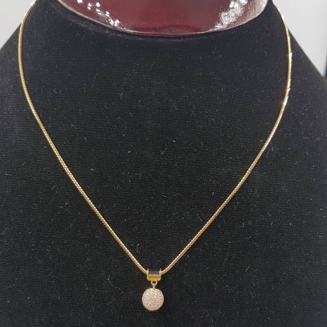 Model Kalung Emas Simple MODELEMASTERBARU