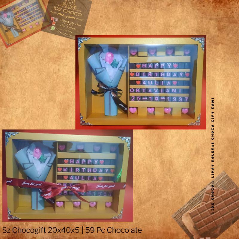 

Ide Choco Kado Ulang Tahun Choco gift birthday Cokelat huruf ultah Hadiah Ulang Tahun Cokelat Murah