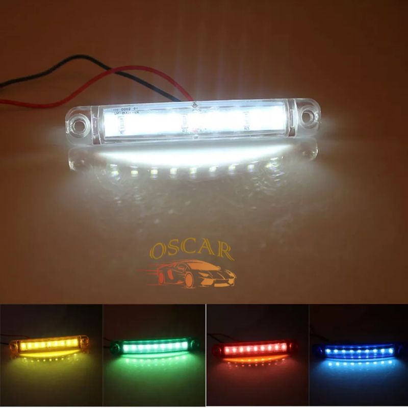 Lampu Bak 9 LED SMD Lampu Samping Bak Truk 12V-24V Anti Air