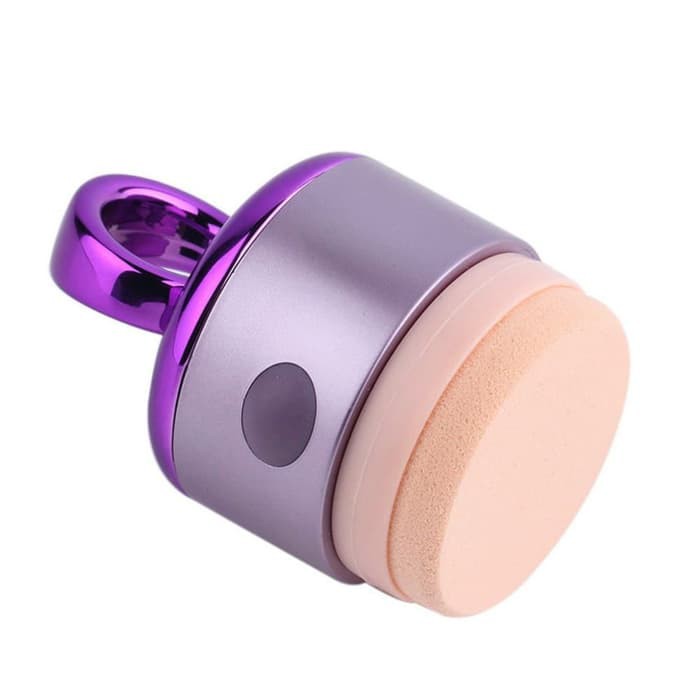 Riwa Mini Electric Powder Puff Magic Vibration Make Up Sponges 2 puff