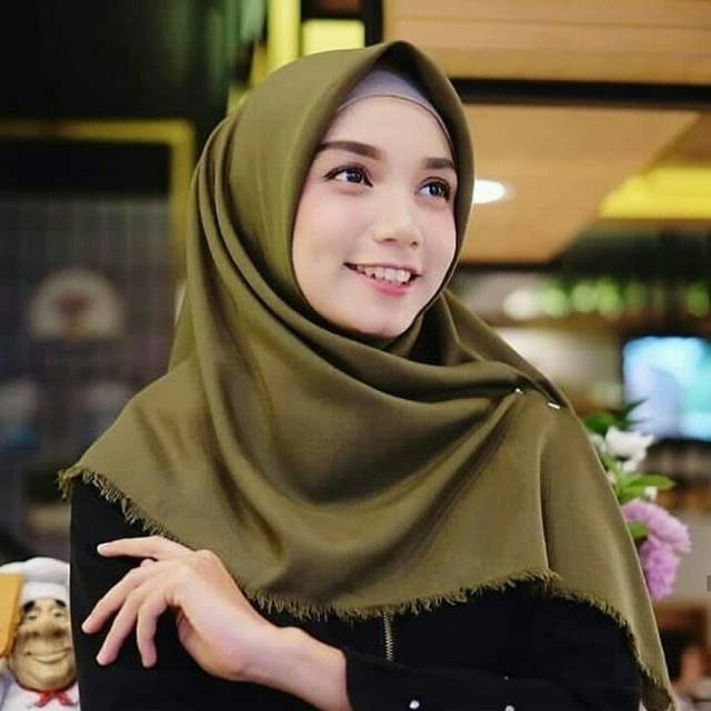 WAJIB PUNYA JILBAB SAUDIA RAWIS SEGI EMPAT MURAH /HIJAB SAUDIA RAWIS / KERUDUNG SAUDIA RAWIS TERBARU-Army