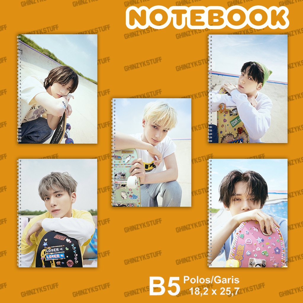 

Notebook KPOP TXT The Chaos Chapter- FIGHT OR ESCAPE Seri 2 Ukuran B5 18,2 x 25,7 cm KPOP Merchandise