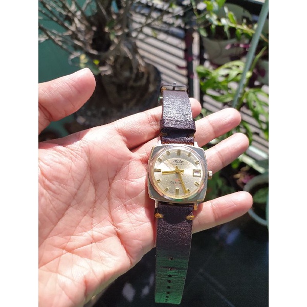 jam tangan vintage mido swiss made automatic manual winding